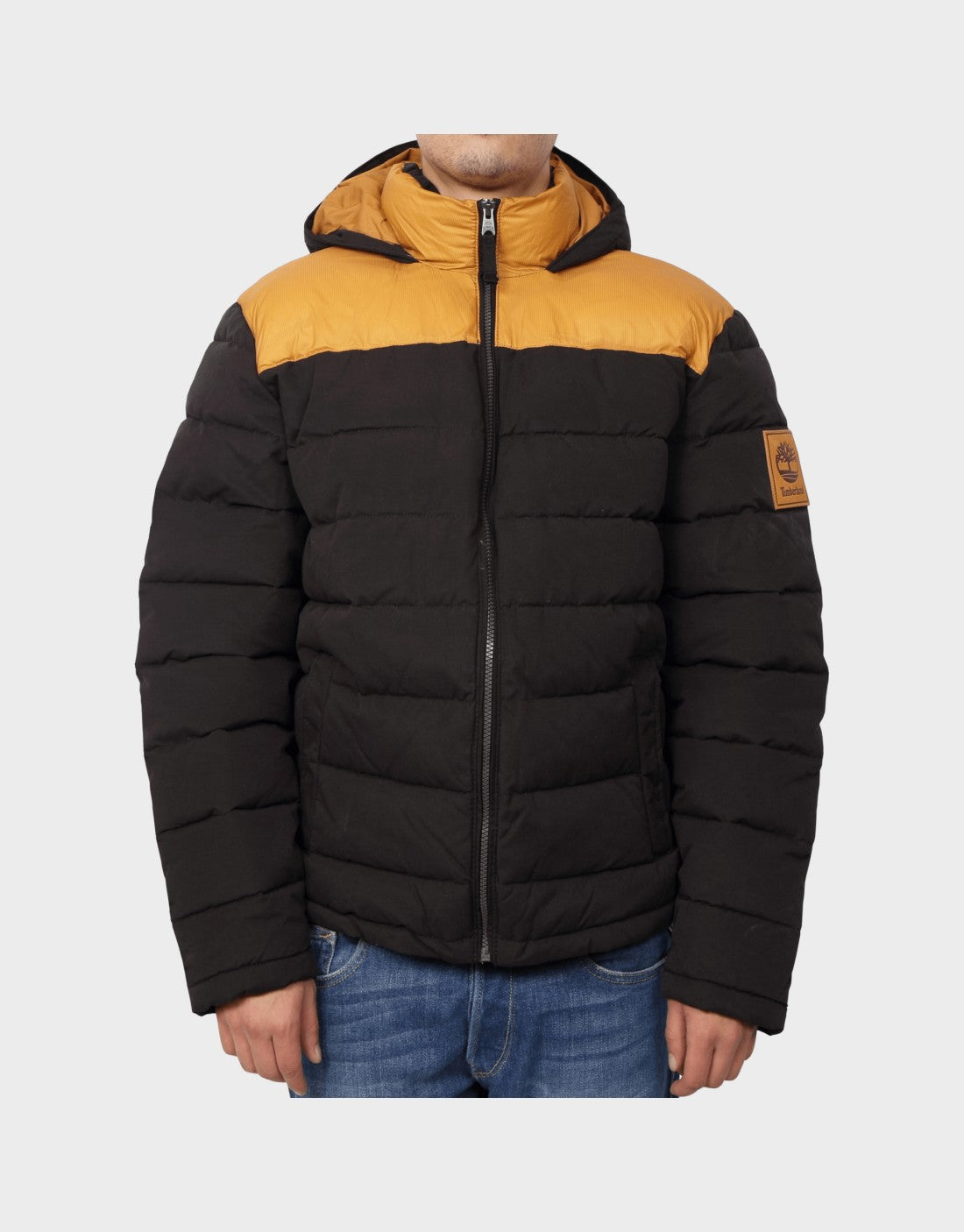 Timberland South Twin Puffer Jacket Hommes - Noir/Jaune - Taille 3XL