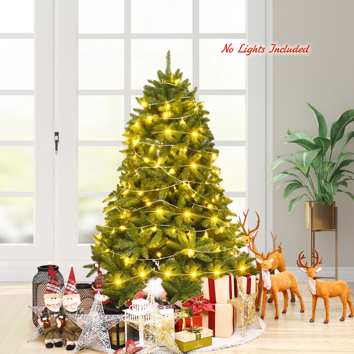 Coast Artificial Christmas Tree With Metal Stand Green - 150 cm