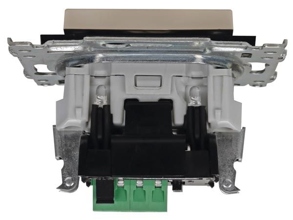 interface avec LED bleues de rétroaction pour boutons-poussoirs simples ou doubles Niko®.