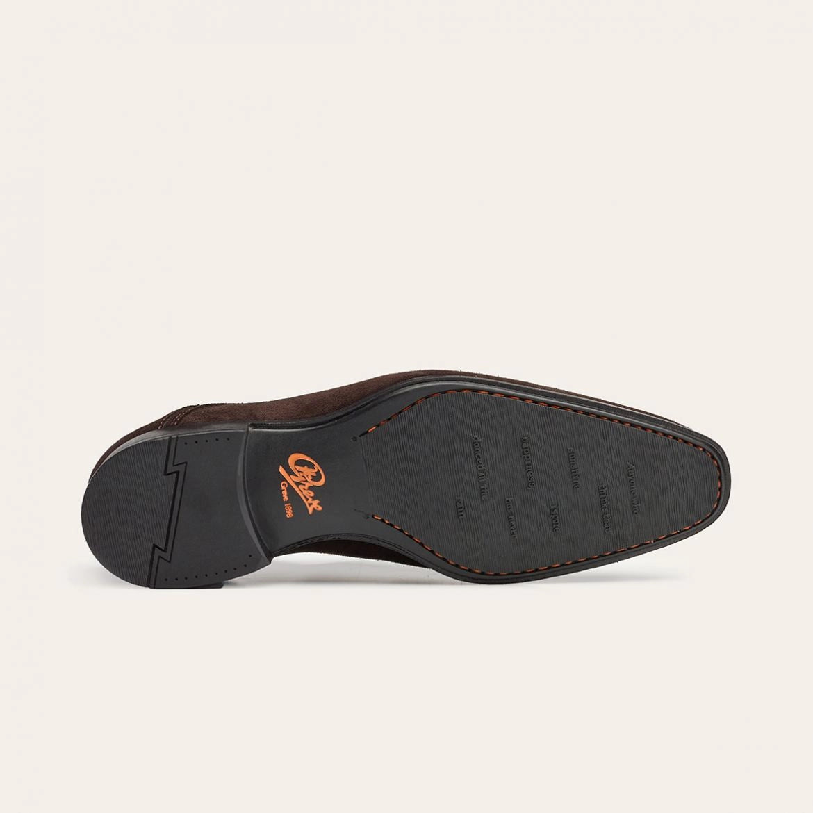 Greve Ribolla Chaussures pour hommes - Daim - Velours marron foncé - Taille 46