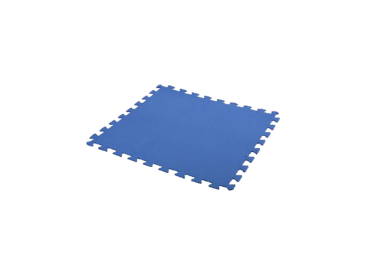 Carreaux de base de piscine - mousse bleue - 50 x 50 cm - 18 pièces - 4,5m²