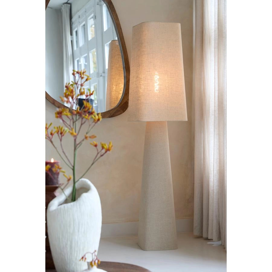 Lampadaire Mikko de Light and Living - Lin - 40 x 40 x 176 cm - Naturel