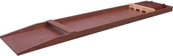Jeu de shulbak Buffalo « Big Numbers » – 200 cm – 30 disques et couvercle coulissant inclus