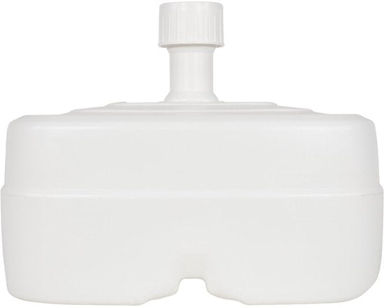 CN Continental Plastic Parasol Base White | Fillable 45 litres