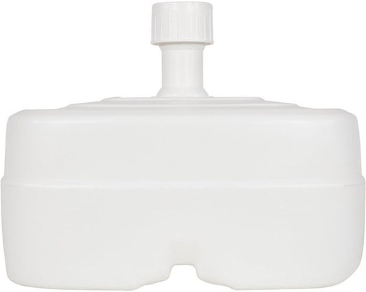 CN Continental Plastic Parasol Base White | Fillable 45 litres
