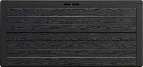 Deuba Storage Box Anthracite 120 x 46 x 57cm - Extérieur - Convient pour la terrasse, le balcon et le jardin