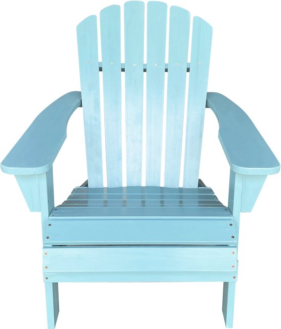 Chaise AXI Carmen Adirondack – Chaise longue en bois avec accoudoirs – Dossier haut - 90,5 x 78,4 x 93 cm
