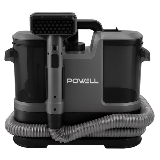 Nettoyeur de tapis Powell - Détachant - Nettoyeur de canapés - Nettoyeur de meubles - Nettoyeur de tapis et aspirateur - Machine de nettoyage - Nettoyeur de tapis - 600 watts - Gris