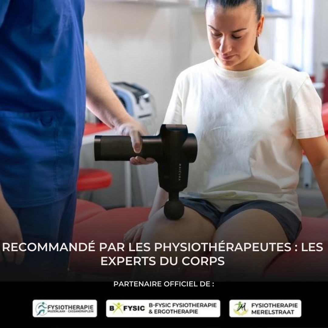 Pistolet de massage Maicura PRO SE - Professionnel - Appareil de massage - 10 têtes - noir