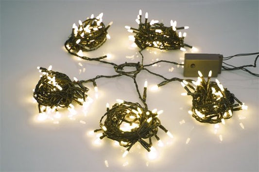 Speed Light LED - 220 LED - blanc chaud - câble vert - modulateur - 24 V (pour arbres jusqu'à 180 cm)