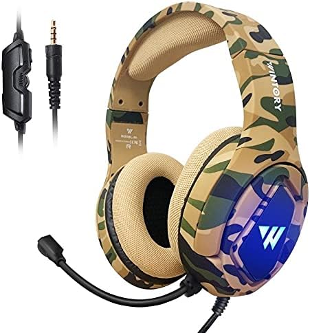 Casque gaming CoolTrends WINTORY - PS5, PS4, PC, Mac - Microphone à réduction de bruit - Beige