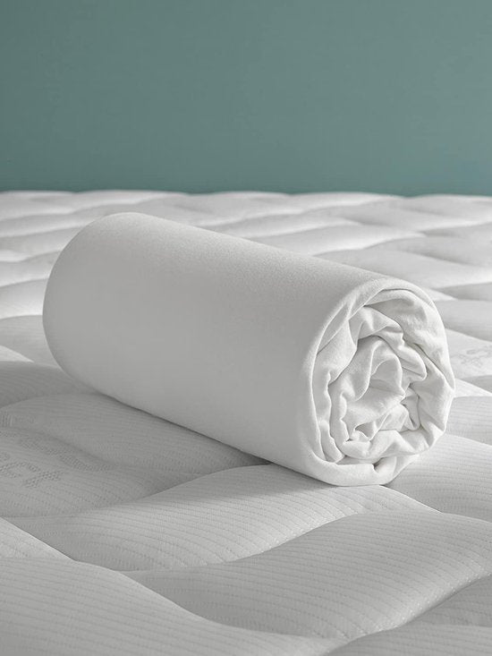 De Witte Lietaer Drap-housse 160 X 220 cm Coton Blanc