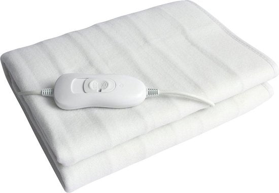 Couverture électrique - Alpina - Couverture chauffante - 3 niveaux - lavable - 1 personne - 150x80cm