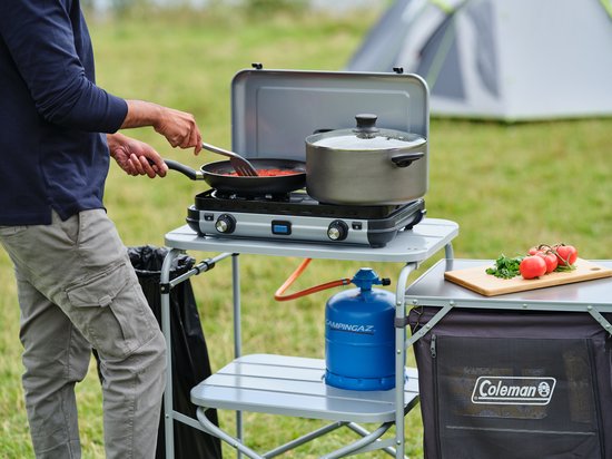 Campingaz Camping Kitchen 2 Maxi R : réchaud de camping - réchaud à gaz de camping à 2 feux