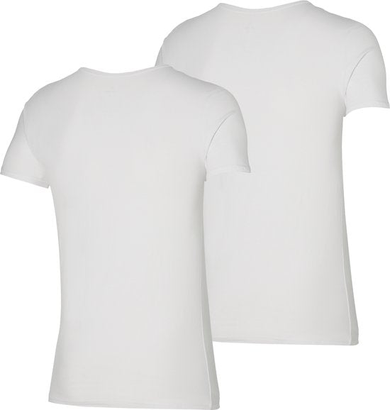 Apollo - XXL - T-shirt en bambou - Pack de 2 - Col rond - Blanc