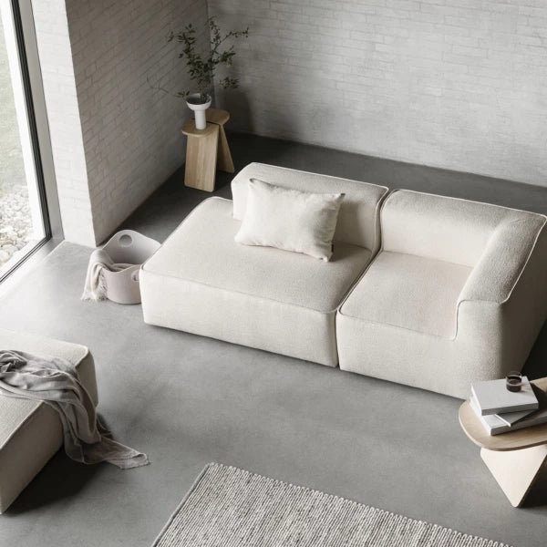 Blomus - Plaid Melange - Gris acier - 130 × 200 cm - Plaid doux / Couverture