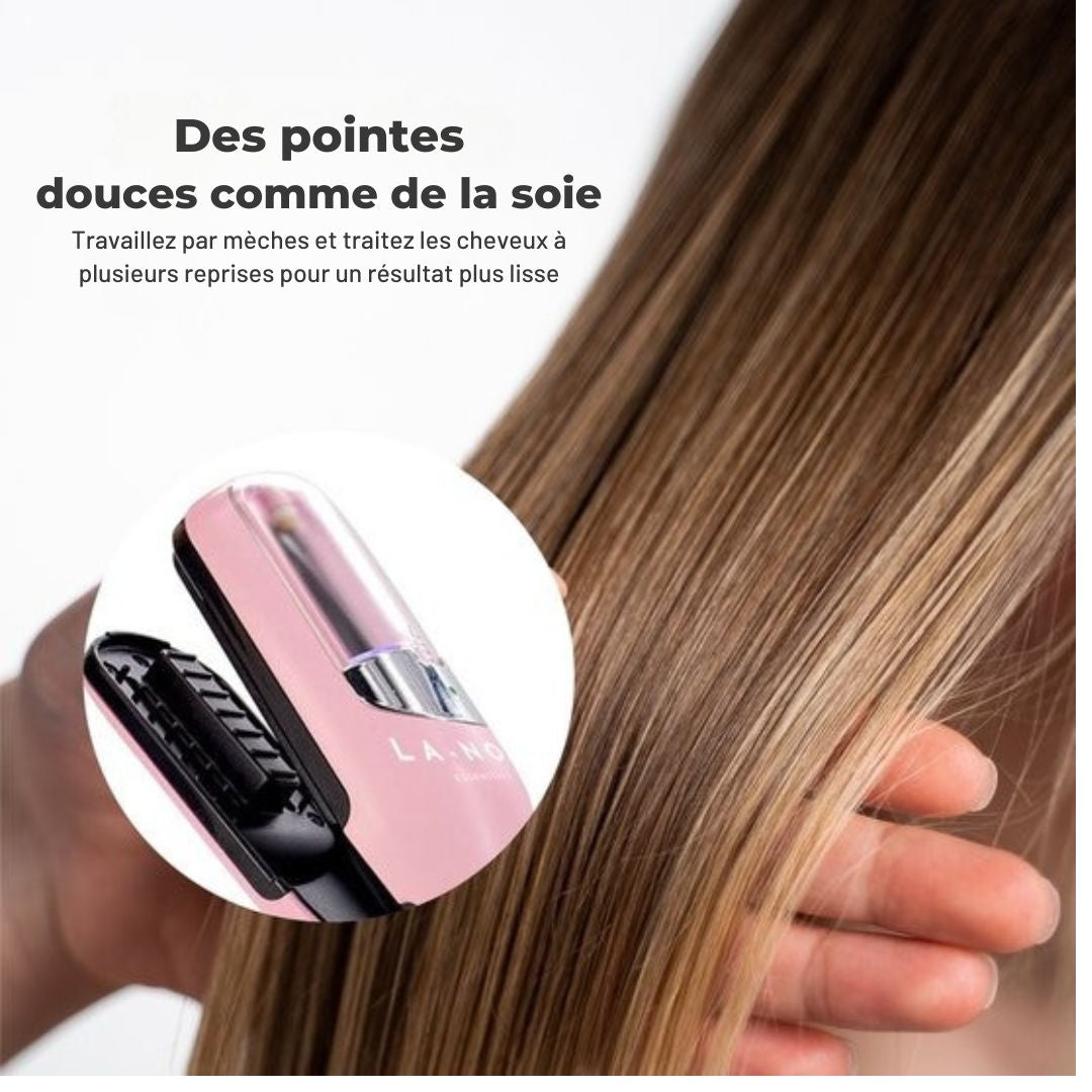 Epilateur pour cheveux fourchus - La Nou® Split Remover 4 - Accessoires inclus - Rose