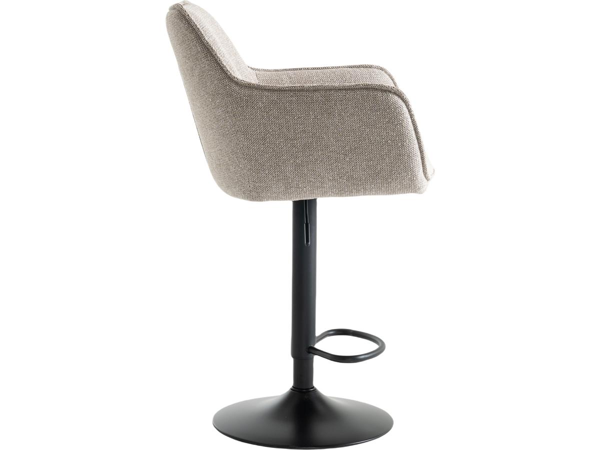 Criks Design - Tabouret de bar Charly - Taupe - lot de 2