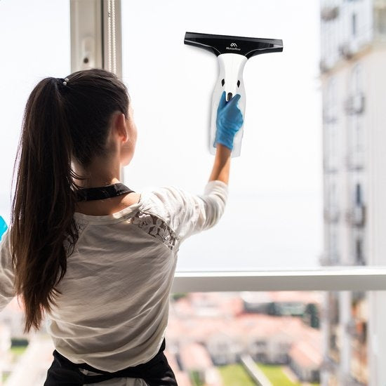 Nettoyeur de vitre électrique avec laveur intégré - Motionflow - Rechargeable