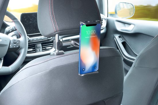 Dunlop Support de téléphone - Flexible - Lavable - Universel - Noir