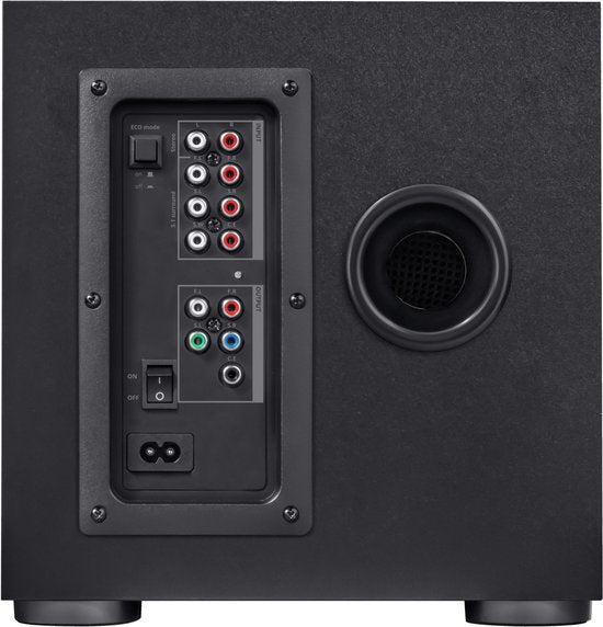 Trust GXT 658 Tytan - Ensemble d'enceintes gaming - Son surround 5.1 - Puissance de crête de 180 W - Noir
