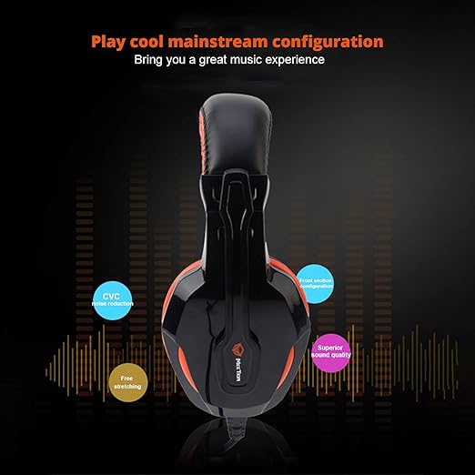 Casque de jeu filaire avec technologie 3D Surround Sound