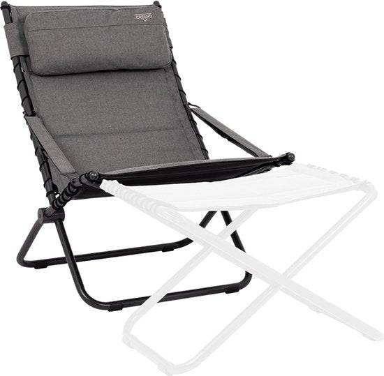 Crespo - Fauteuil de détente - AP/262 - Tex-Comfort - Gris clair