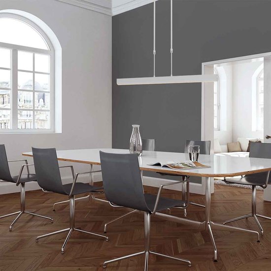 Suspension Zelena 3656ST en acier, hauteur réglable, intensité lumineuse réglable, style moderne, Steinhauer