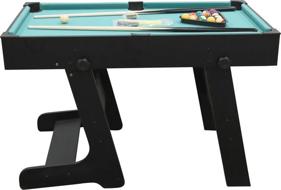 Table de jeux multifonctionnelle Cougar 16-en-1 – Table de jeux noire avec 16 jeux – Accessoires inclus – Pour enfants et adultes