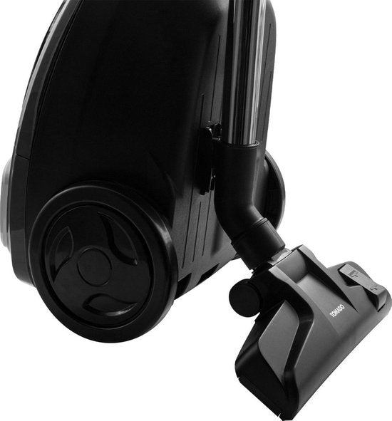 Tomado TVC3003B - Aspirateur à sac puissant - Filtre HEPA 13 - Longueur du cordon 9 mètres - Extra silencieux - Noir