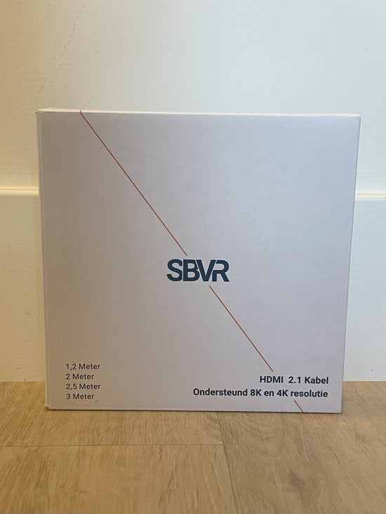 SBVR - Câble HDMI 2.1 - 8K Ultra HD - 4K 120 Hz - Câble HDMI en nylon - 1,2 mètre