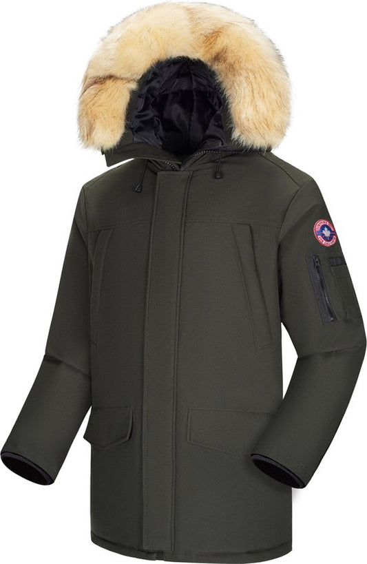 Subprime - Veste Homme Hiver Parka Tommy - Vert - Taille M