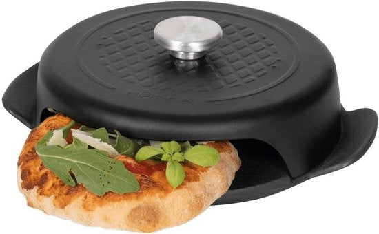 Boska Pizza Baker BBQ Mini - Noir - 23 x 19 x 6cm - Rond - Fonte