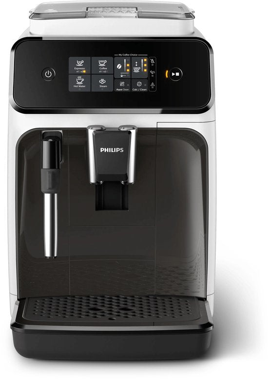 Philips série 1200 - EP1223/00 - Machine à expresso entièrement automatique - Machine à café entièrement automatique - 15 bars - Blanc