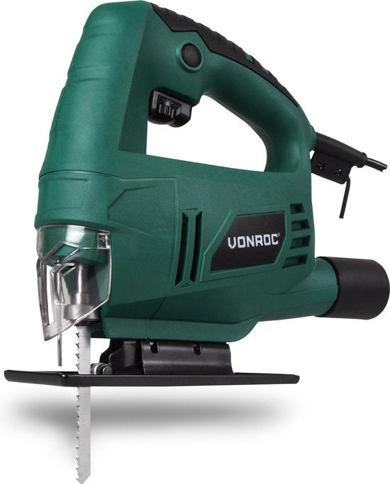 Scie sauteuse VONROC - 550W - système de changement rapide - Accessoires et sac de rangement inclus