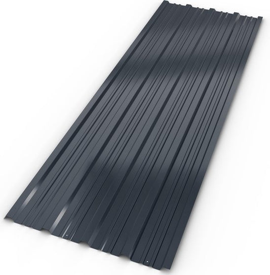 Tôles de toit - Métal 12 pièces 129 x 46cm - Anthracite