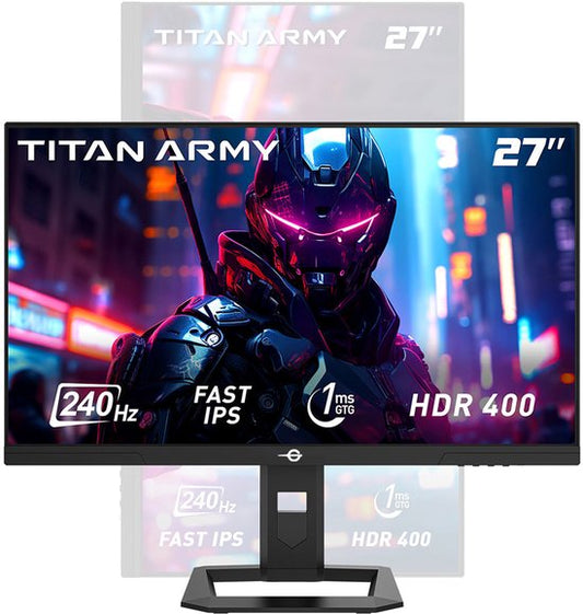Écran d'ordinateur TITAN ARMY P2510G, 68,6 cm (27"), 2560 x 1440 pixels, Quad HD, LED, noir