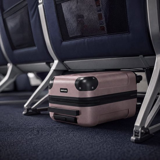 Valise cabine TRVLMORE - 40 x 30 x 20 cm - 24 L - Or rose - Serrure à combinaison - 4 roulettes