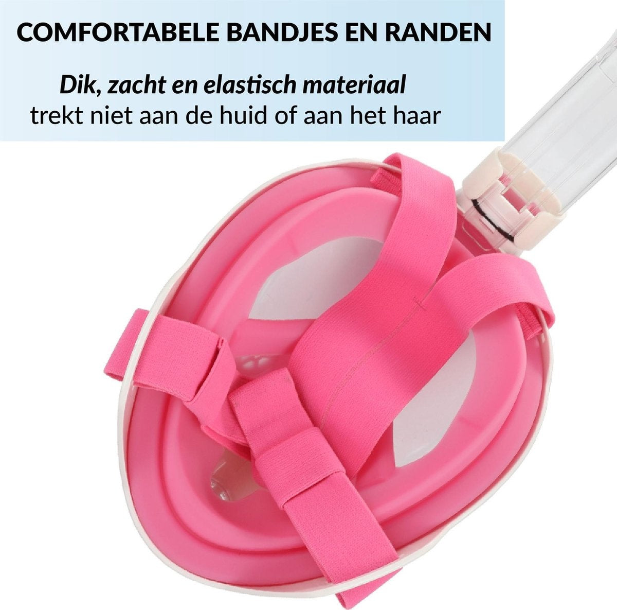 Gadgy Duikmasker Full Face Kinderen - Duikbril met Snorkel - Snorkelset Kinderen - Snorkelmasker Kind - Roze - Snorkelen en Duiken in 2024