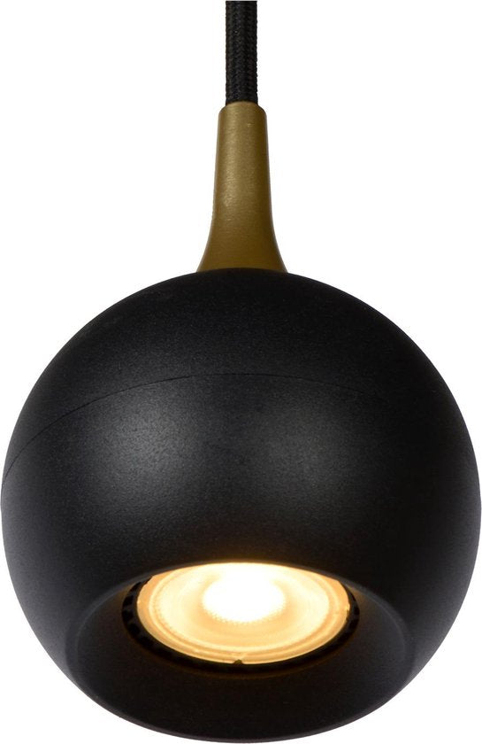 Lucide FAVORI - Suspension - Ø 9 cm - 1xGU10 - Noir