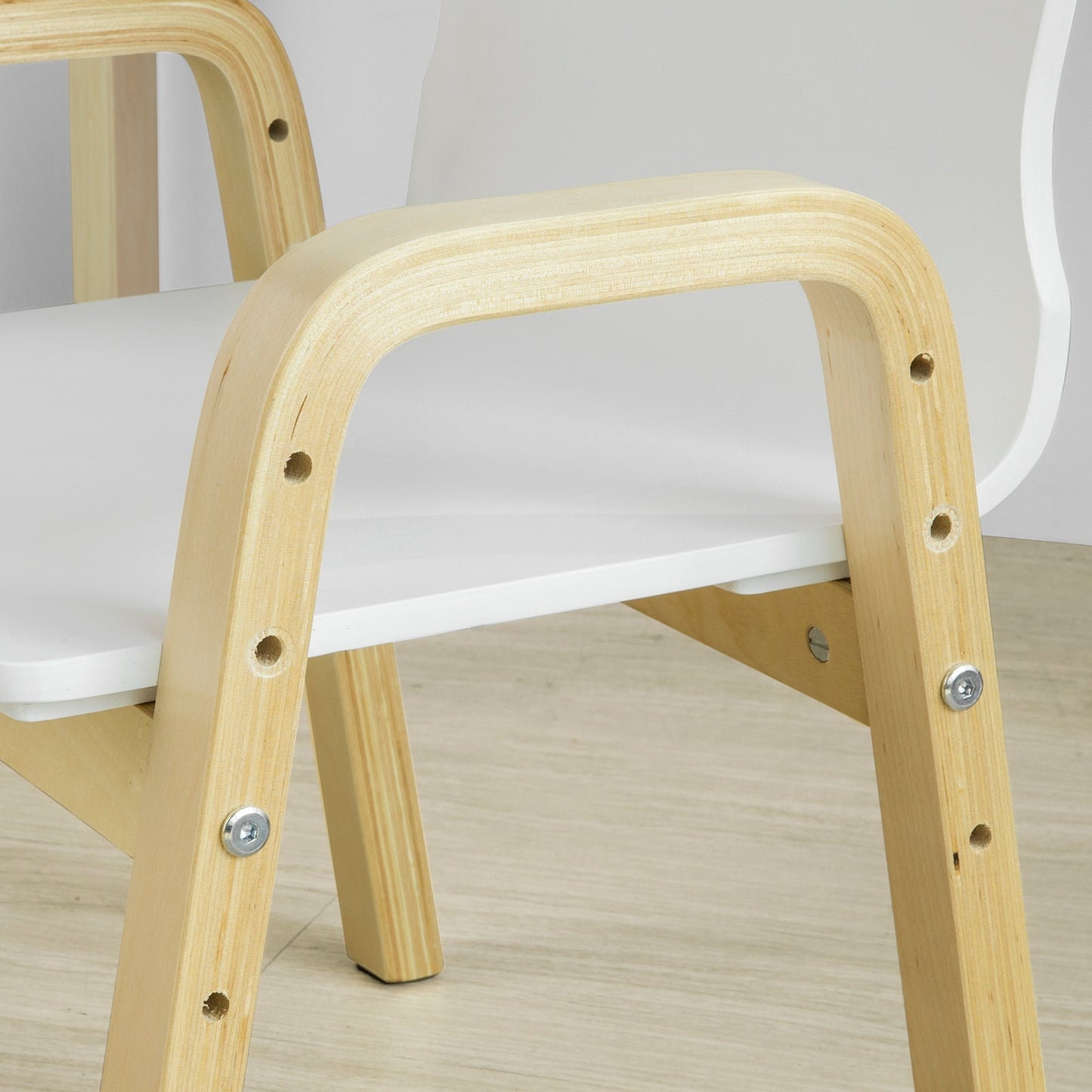SoBuy Set de 2 chaises hautes - Plastique - Hauteur d'assise réglable 23-35 Cm