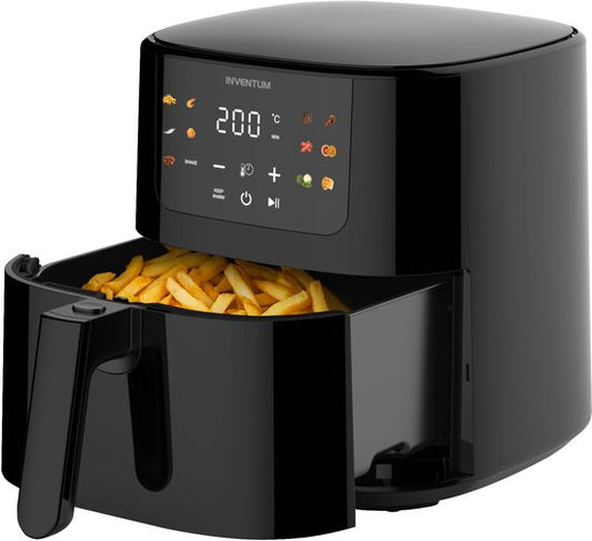 Friteuse à air chaud Inventum GF501HLDB XL - 5 L - 11 programmes - 70-200 °C - Jusqu'à 5 personnes - Noir - Coupe du monde