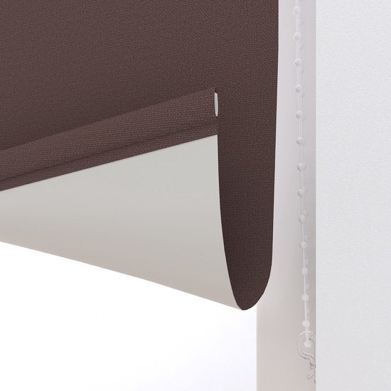 Store enrouleur Easy Blackout - Marron - 120 x 190 cm