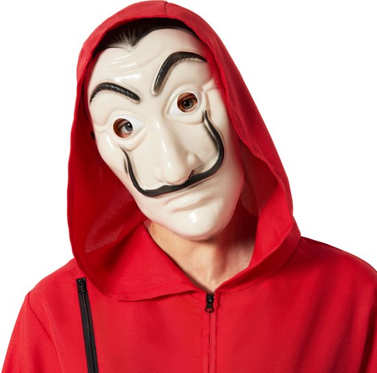dressforfun - La Casa de Papel - Money Heist - unisex costume masqué de braqueurs de banque - L - Vêtements de déguisement carnaval - Halloween - Vêtements de déguisement - Vêtements de carnaval - Fête - Vêtements de fête