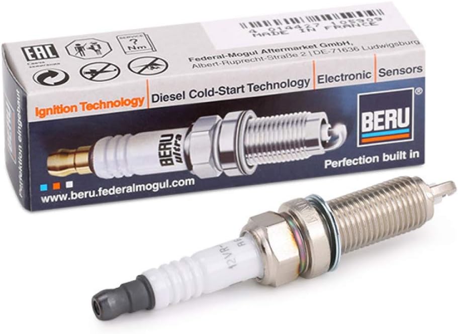 Bougie BERU ULTRA Z12 - M14x1,25 - 0,8 mm - Électrode à 3 masses