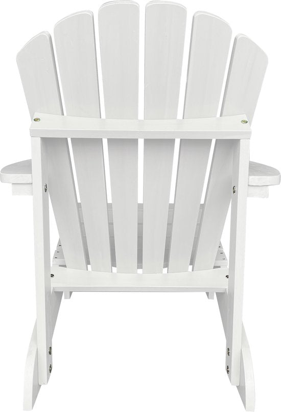Chaise AXI Carmen Adirondack – Chaise longue en bois avec accoudoirs – Dossier haut - 90,5 x 78,4 x 93 cm