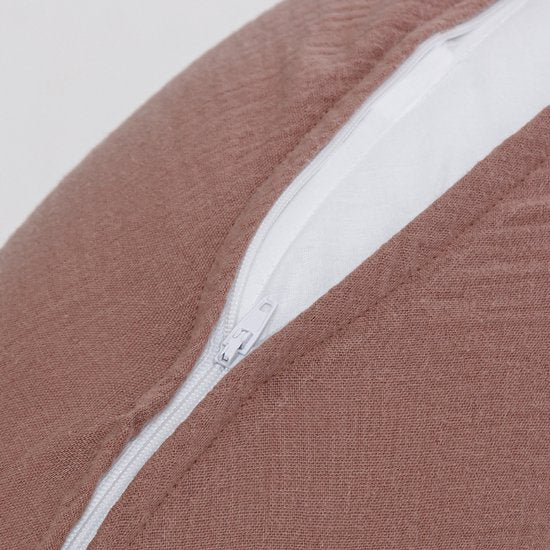 Coussin d'allaitement Snoozzz Small avec rembourrage en fibres et housse amovible - Chestnut - 120 cm