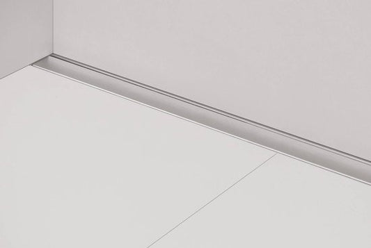 Caniveau de douche - Easydrain – Acier inoxydable brossé – 900 mm – Écoulement horizontal – Siphon intégré