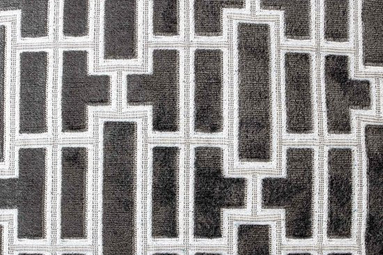 Coussin Zuiver Scape 45x45cm – Noir et blanc