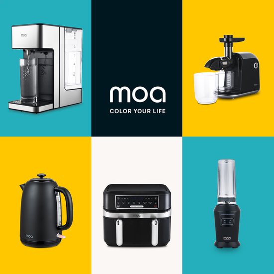 Bouilloire Moa - Noire - 1,8 litre